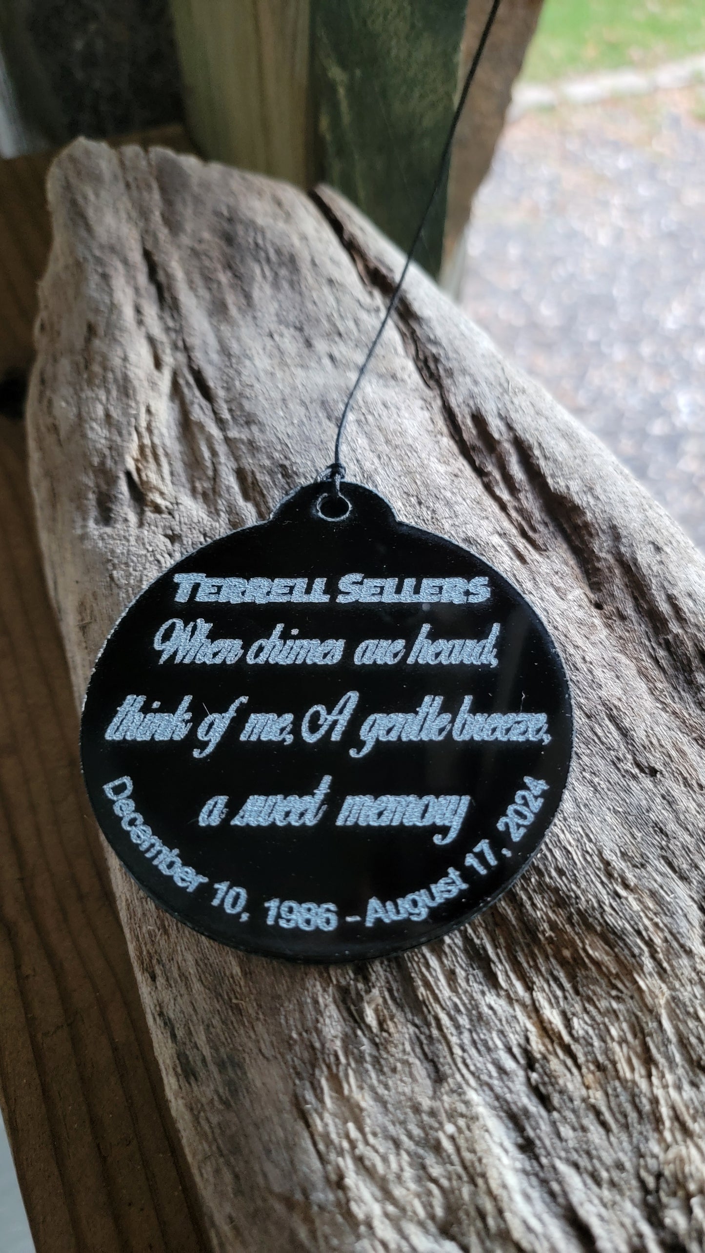 41" Custom Engraved Memorial Wind Chimes