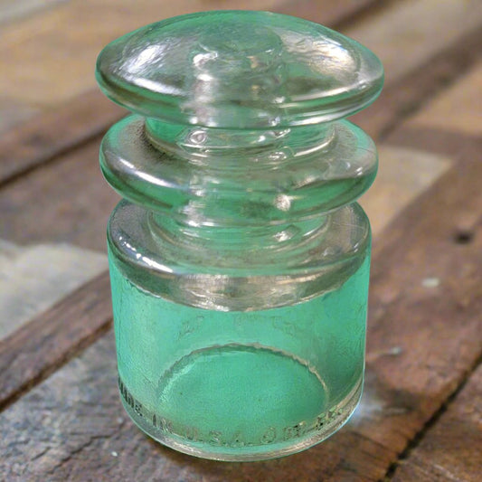 Vintage Glass Insulators – Perfect for Craft Projects & Décor - Small Clear