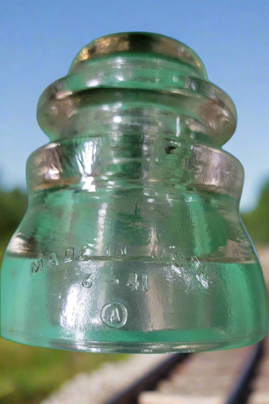 Vintage Glass Insulators – Perfect for Craft Projects & Décor - Clear WHITALL