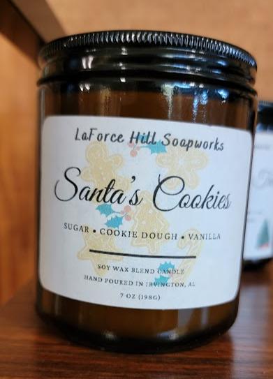 Handcrafted Santa's Cookies Scented Candle