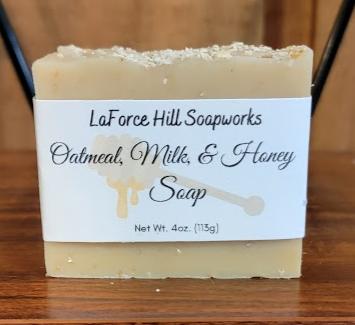 Oatmeal, Milk, and Honey Handcrafted Soap