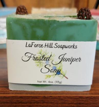 Frosted Juniper Handcrafted Soap