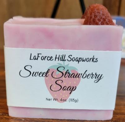 Sweet Strawberry Handcrafted Soap