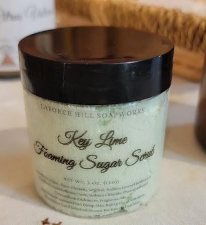 Key Lime Foaming Sugar Scrub