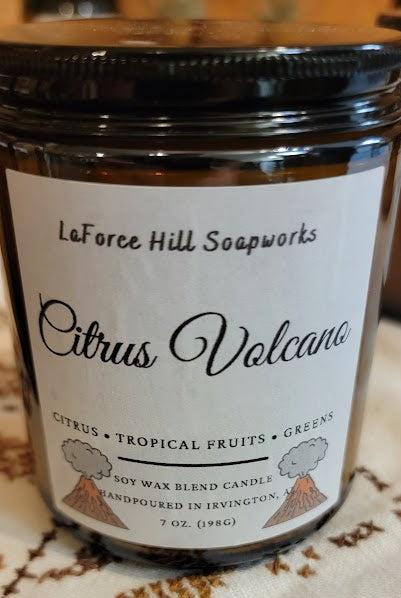 Citrus Volcano Scented Candle